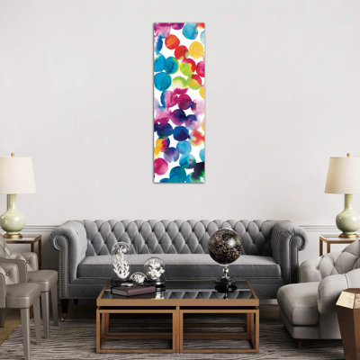 Bright Circles II by Wild Apple Portfolio - Wrapped Canvas Panoramic Print