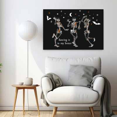 Dancing is in My Bones 1 Piece Wrapped Canvas Wall Art