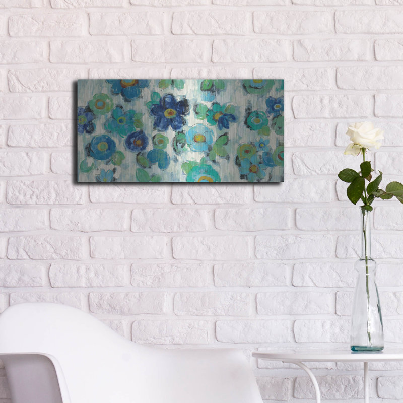 «Blue Eyes I» par Silvia Vassileva, H 12 po x l 24 po