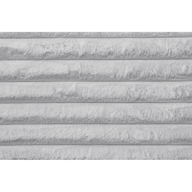 Méridienne extra large Plush, Gris clair