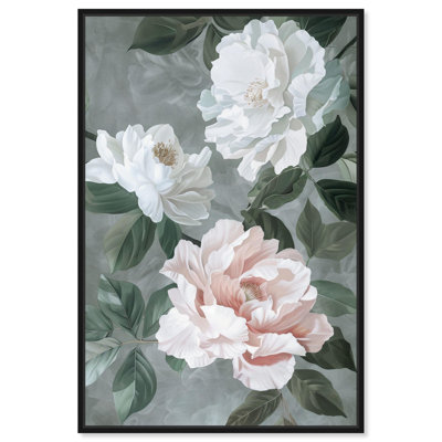 «Blossoms in Haze», art floral de luxe par Art Remedy