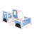 Twin Classic Car-Shaped Platform Bed With Wheels-562863529