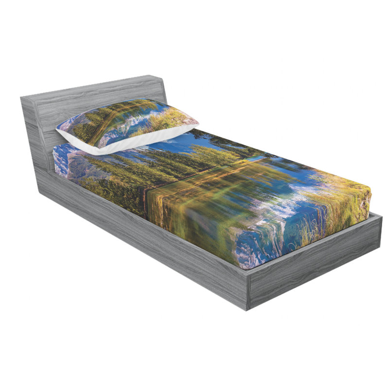 Microfiber Sheet Set, Twin XL Sheet Set with Fitted Sheet