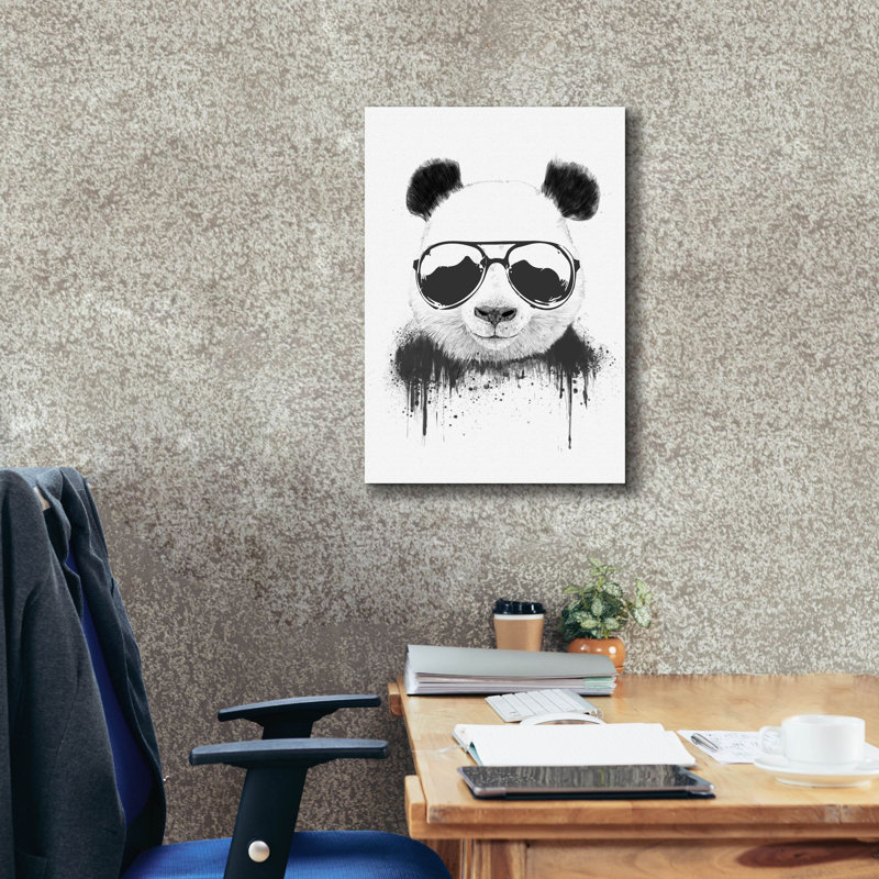 «Stay Cool» par Balazs Solti, art mural sur toile, H 26 po x l 18 po x P 0,75 po