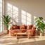 Upholstered 65 " Chenille Loveseat