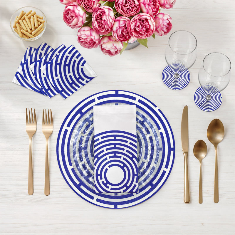 Constellations Maze Pebble 16" Vinyl Placemat