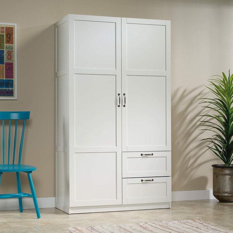 Divers garde-robe / garde-manger, L: 40,0 po x l: 19,45 po x H: 71,1 po, blanc doux