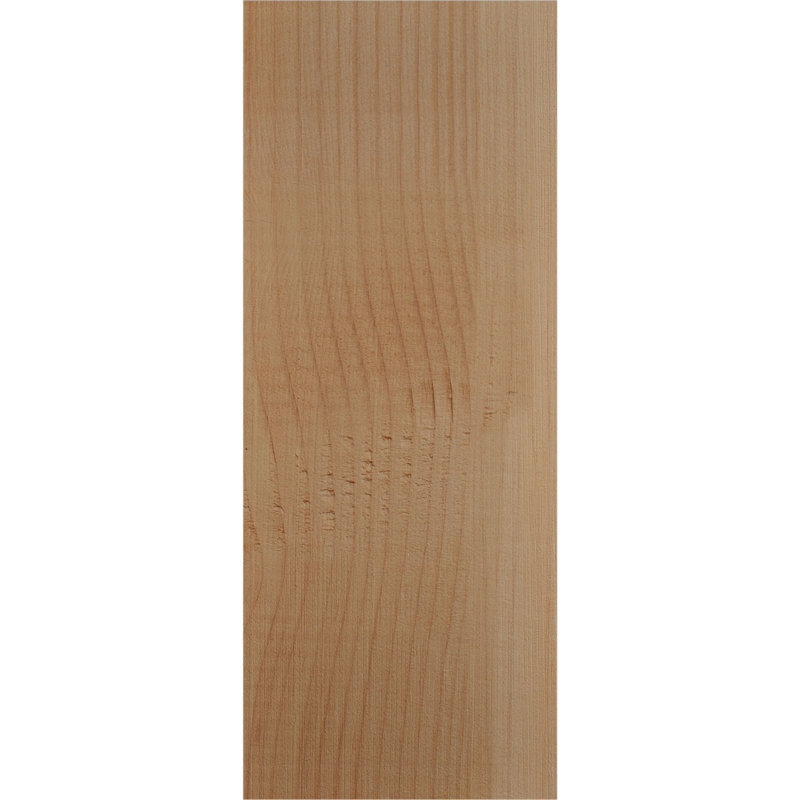 Corbeille Pescadero avec plaque arrière, H 14 po x l 5,5 po x P 14 po, Sapin de Douglas, Lisse