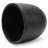Acushnet 17.5" Dia Black Planter, Outdoor Pot with Drainage Hole-1398424975-1398424968