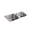 Undertone Preserve 35-1/8" L x 20-1/8" W x 9-3/4" Under-Mount Extra Large/Medium Double-Bowl Kitchen Sink