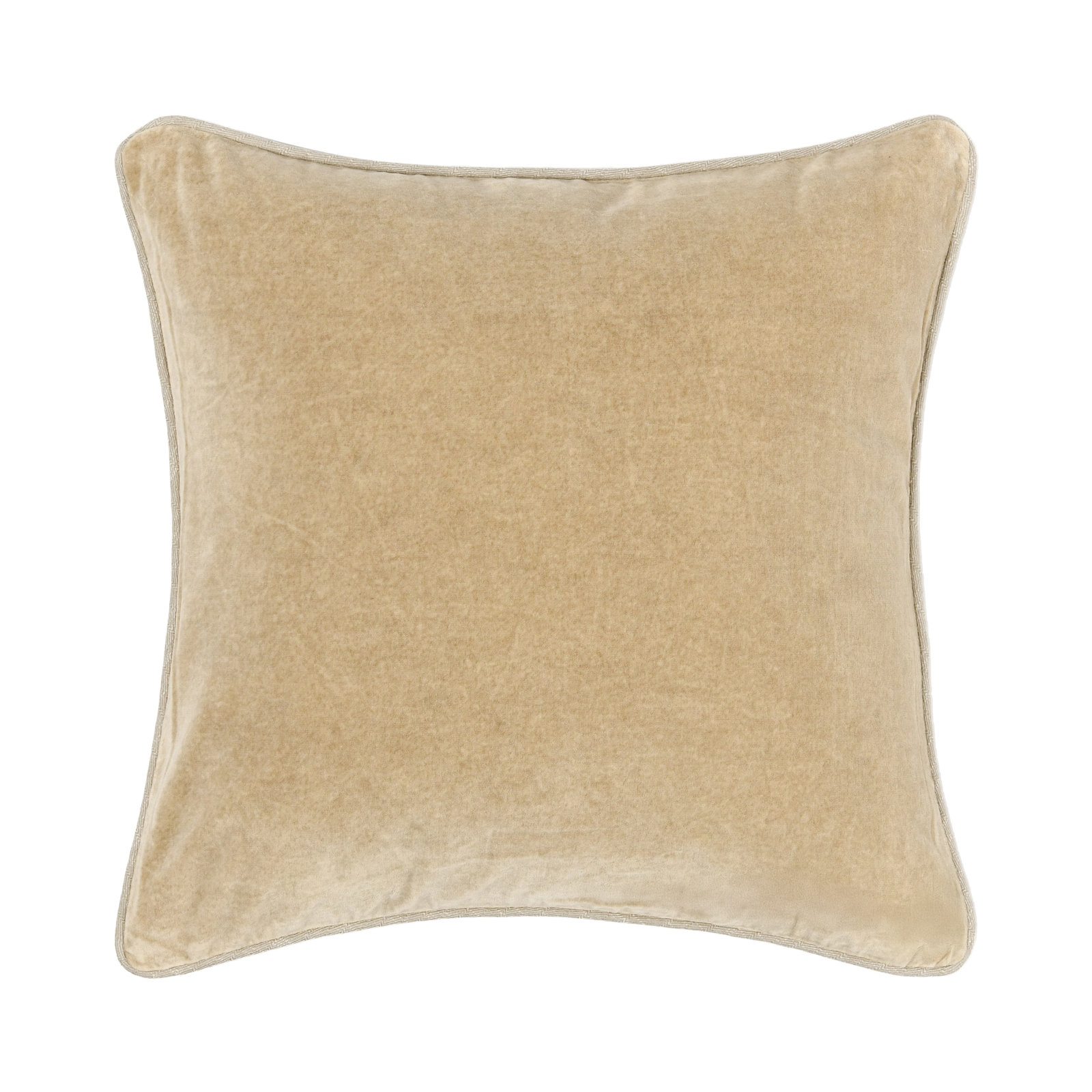 Goodall Throw Pillow, Square 22", Wheat