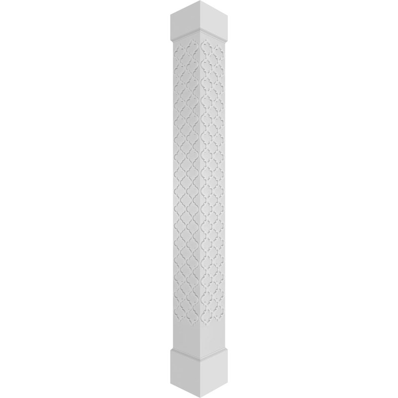 Colonne de charpente moyenne carrée non effilée Craftsman, H 96 po x l 9,625 po x P 9,625 po