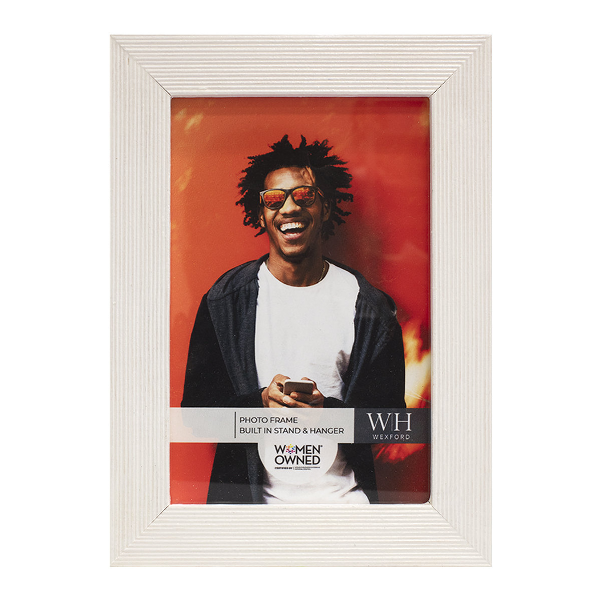 Apolline Wood Picture Frame, 4" x 6", White