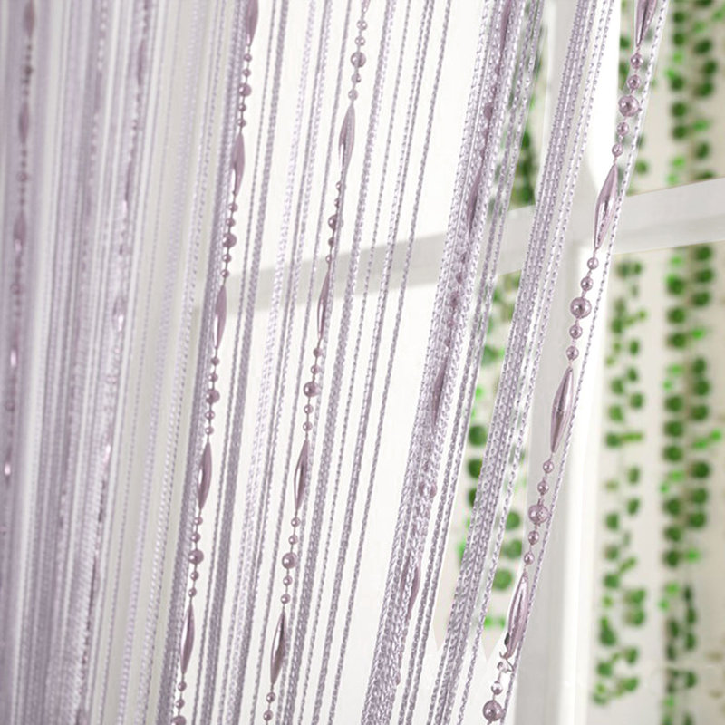 Dharshini Semi Sheer French Door Curtain Single Panel, Silver
