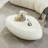 Fiberglass Free-Form Top Coffee Table-682522758