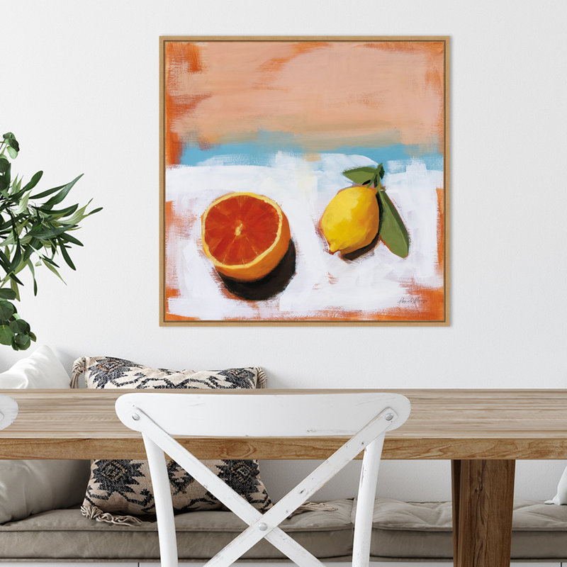 «Archbell Fruit And Cheer I», reproduction encadrée sur toile par Archbell, H 22 po x l 22 po x P 2 po