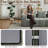 Modular Chenille Cloud Sofa, 3-Piece L-Shape Sectional with Ottoman, No Assembly-1568298400