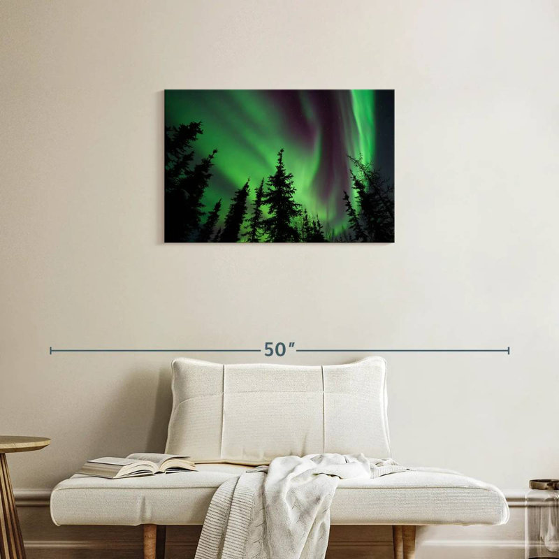 Alvord Fairbanks Aurora Borealis, H 20 po x l 30 po