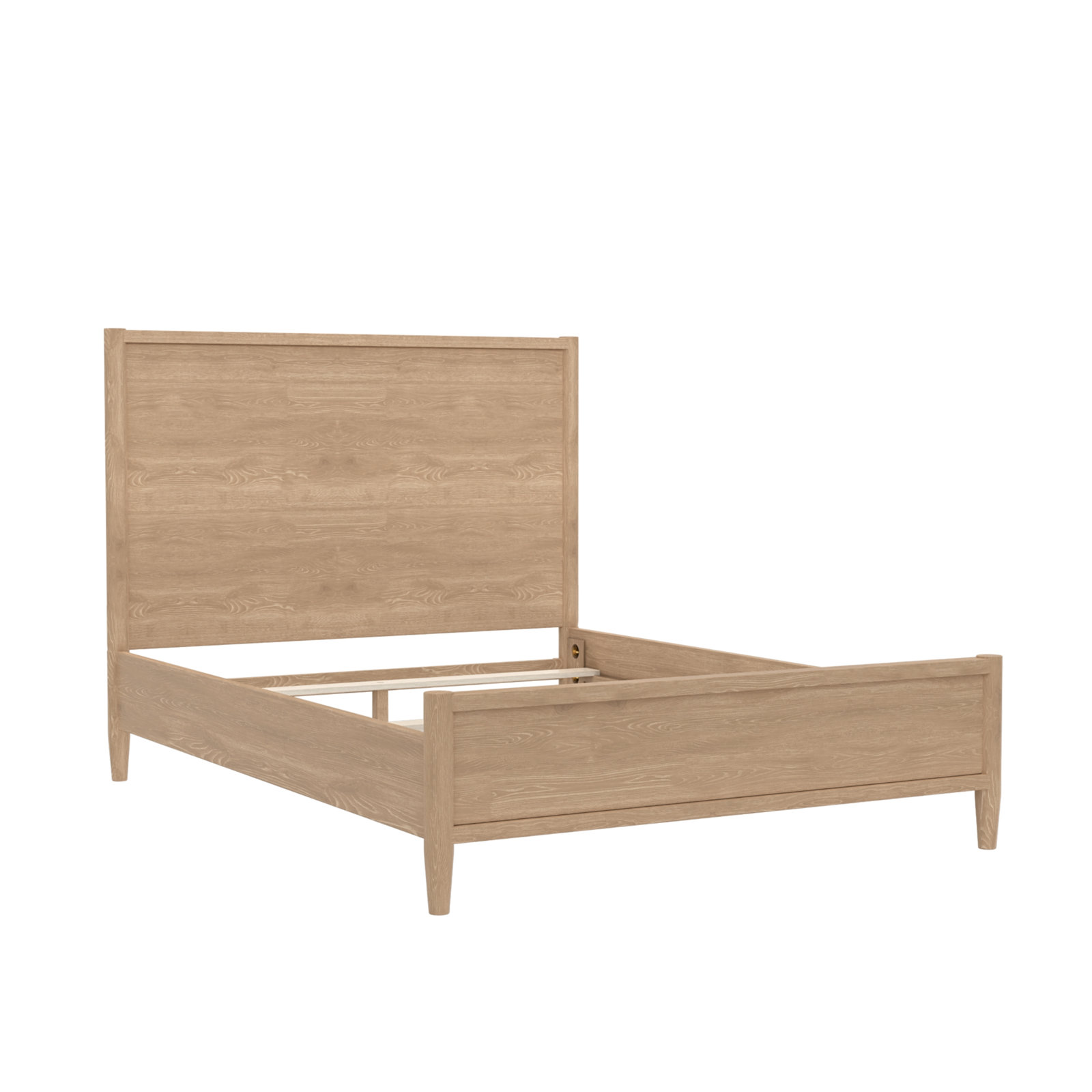 Reece Oak Bed, Full /Double, Natural