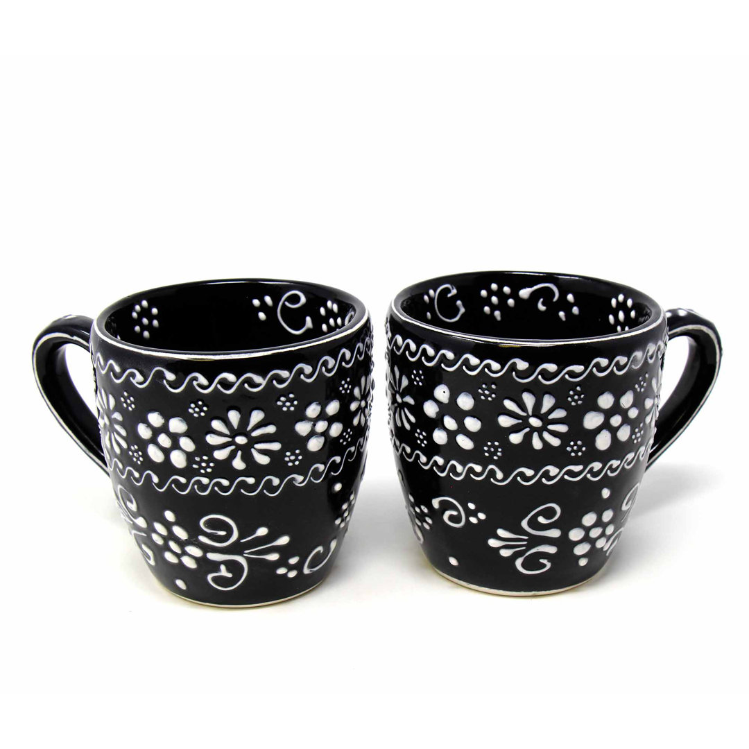 Camargue Earthenware Coffee Mug (Set of 2) Charlton Home®