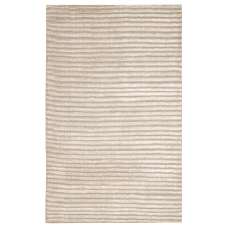 Tapis gris en soie Nico, Rectangle 12 pi x 15 pi