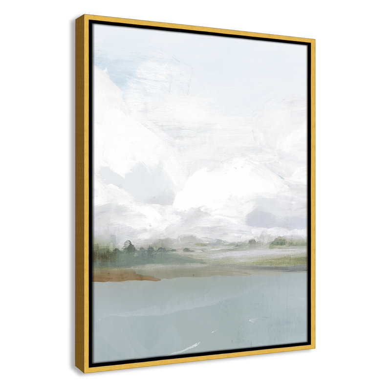 All Shore, Gold , 25.5" H x 19.5" W x 2" D