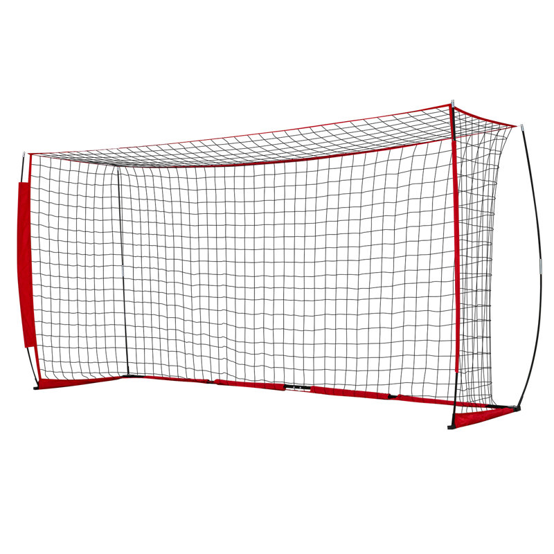 Ensemble d'entraînement portatif pour filet de soccer, Rouge