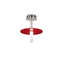 Pospisil 1-Light Semi Flush Mount