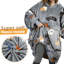 Surdimensionné Catalonia, Sweat à capuche, sherpa portable, cadeau pour femme-1890110927