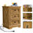 Farmhouse 3 Drawer Bedroom Dresser, Wood Tall Chest of Drawers, Closet Storage for Bedroom-1447213116