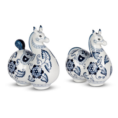 Porcelain Horse Statues