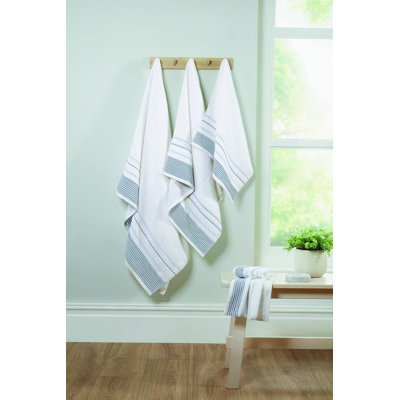 Dickinson Stripe 6 Piece Towel Bale Blush