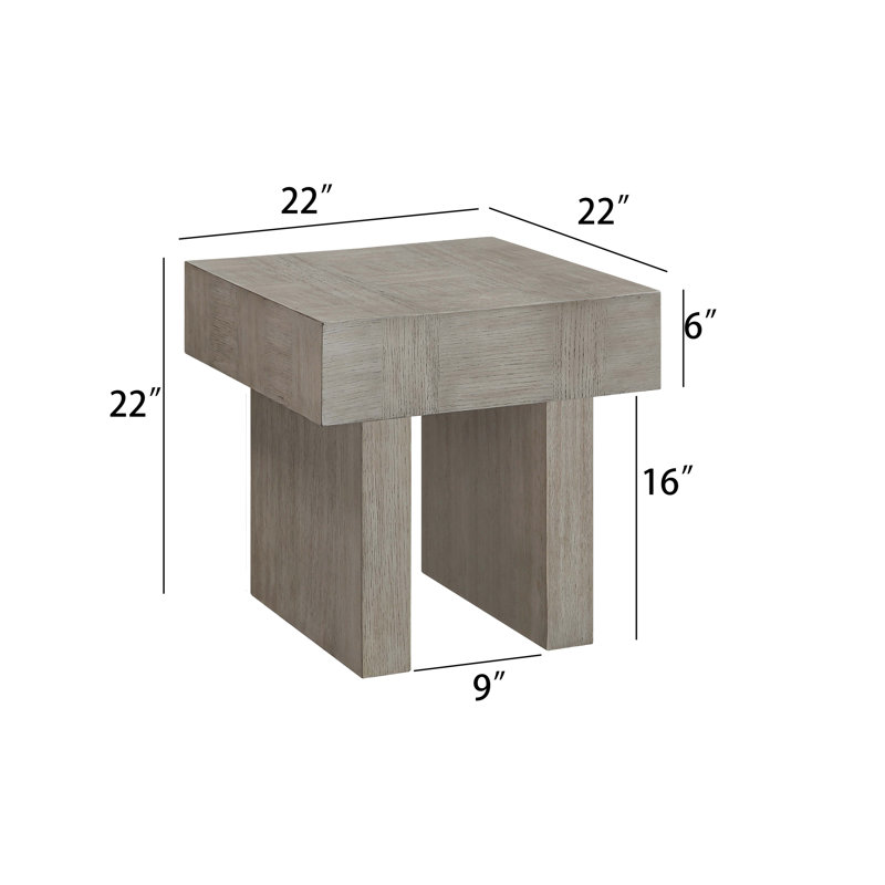 Table de bout de style contemporain 1pc