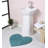 Schoenberger Heart Shape Bath Rug 25"x25"-1611439370