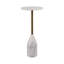 Table d'appoint en marbre 24 po Vanzella