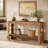 63" Console Table with Curved Legs, 2-Tier-1765428777