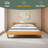 PINE WOOD BED FRAME-1509736196