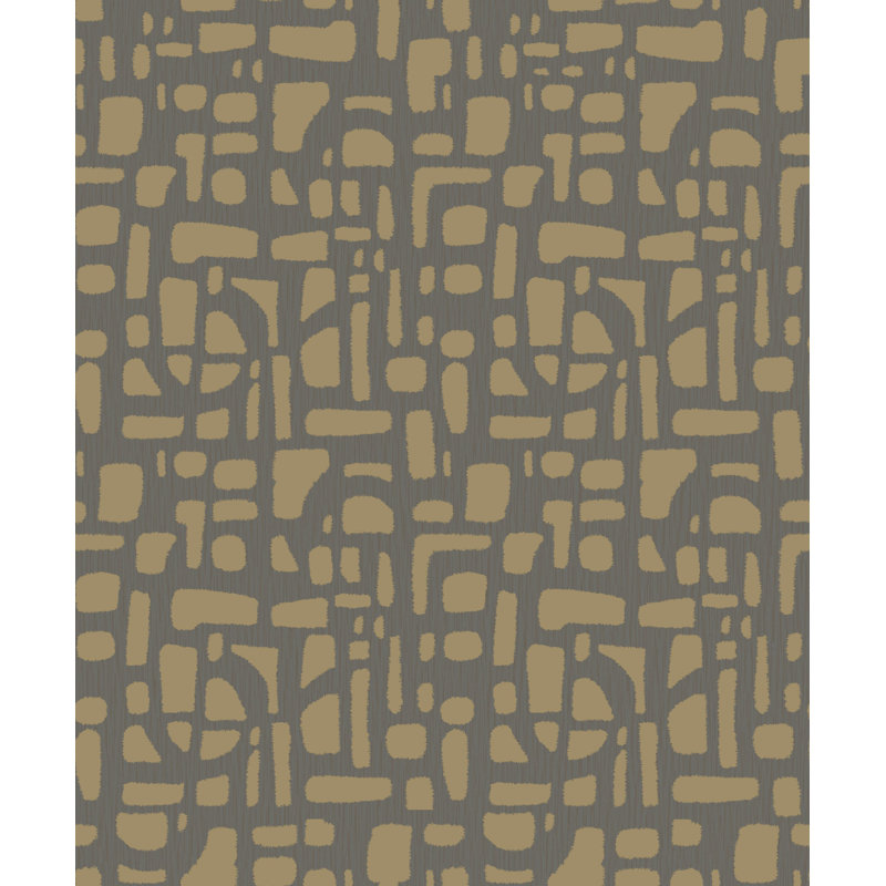 Zen Geometric Paper Roll, Gold