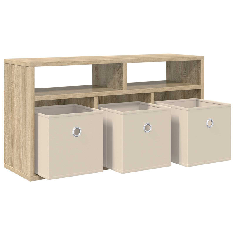 TV Stand, 14.96'' H x 28.35'' W x 8.86'' D, Sonoma Oak