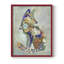 Fantastic Florals Fox, assis, reproduction encadrée - bois massif-1001001184-1001001213