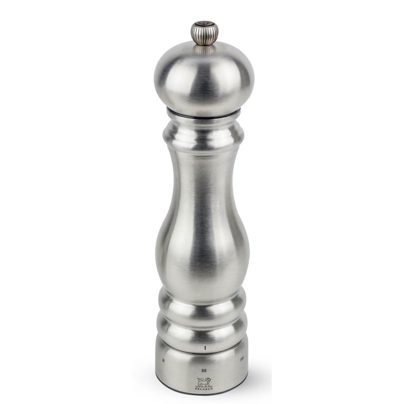 Paris Chef Pepper Mill, 8.67" H x 2.25" W x 2.25" D