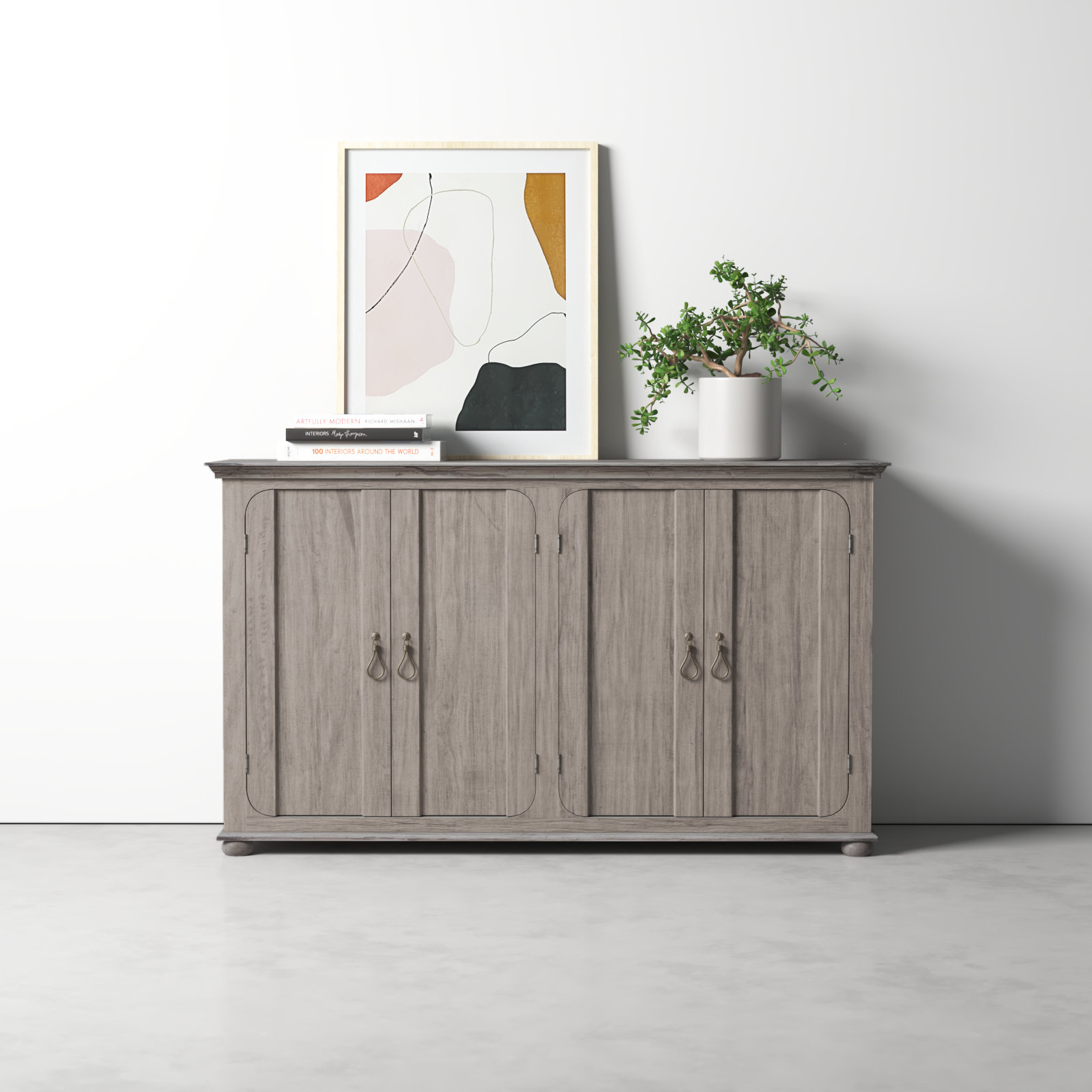 71.5'' Sideboard, White Sea