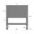 Chalco Solid Wood Headboard With Chamfer-260401467-260401465