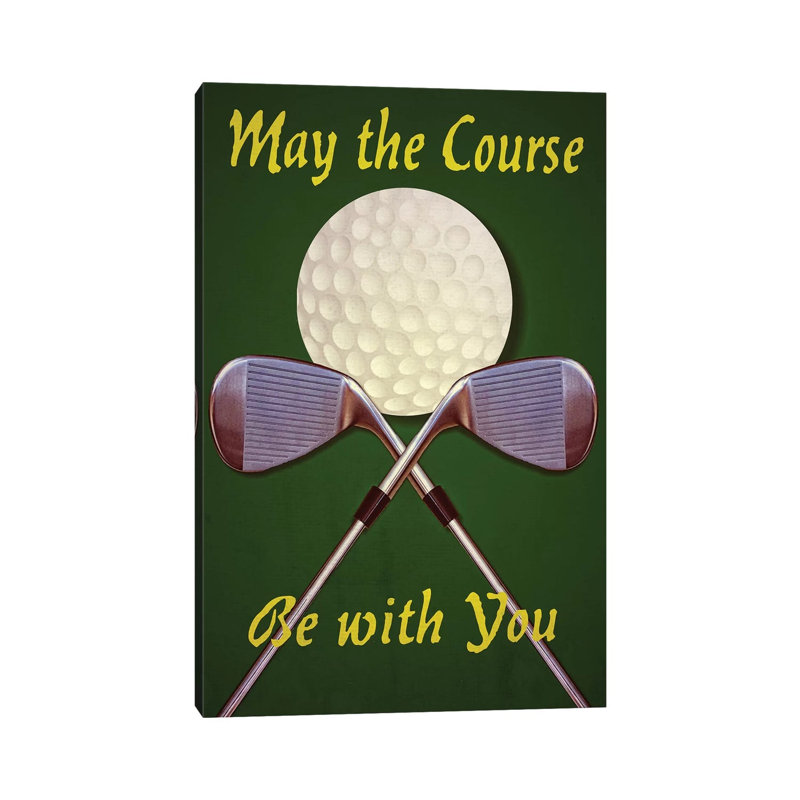 May The Course by Graffi*Tee Studios - Wrapped Canvas Painting, 20.32 cm H x 30.48 cm W