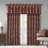 Aubrey Jacquard Burgundy Curtain Panel Pair 50x84"-1609817529-1609817506