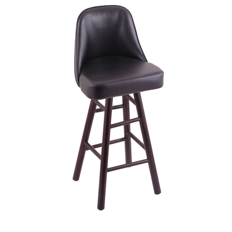 Tabouret tournant 24" Grizzly, Érable cerisier foncé