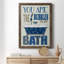«Bubble Bath», art textuel sur toile-1581097763-1581097759