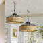 18cm H Pendant Shade in Brown