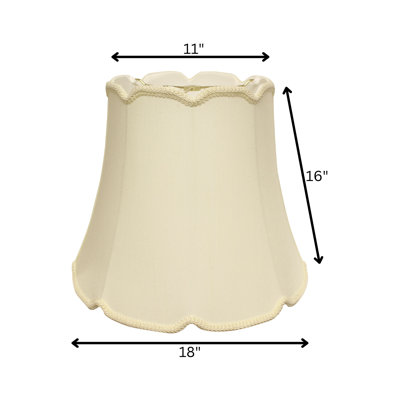 11" Top Silk Bell Lamp Shade