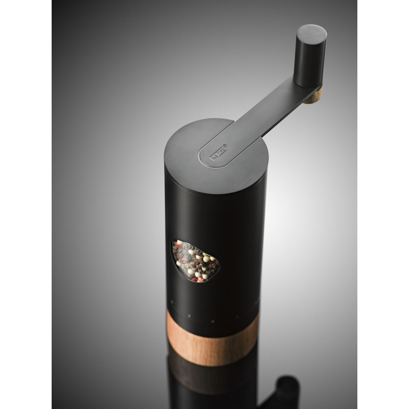 AdHoc Black and Wood Manual Salt and Pepper Grinder